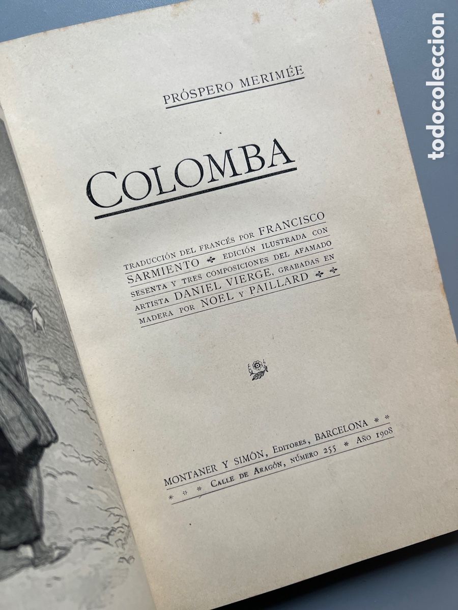 Libros antiguos: COLOMBA, PR&Oacute;SPERO M&Eacute;RIM&Eacute;E. Montaner y Sim&oacute;n, 1908 - Foto 4