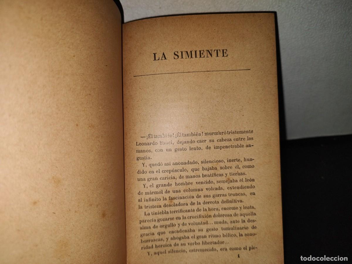 Libros antiguos: 65- LA SIMIENTE - J. M. VARGAS VILA - 1909 - Foto 5