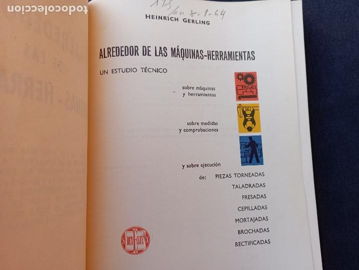 Libros antiguos: ALREDEDOR DE LAS MAQUINAS-HERRAMIENTAS. - Foto 2