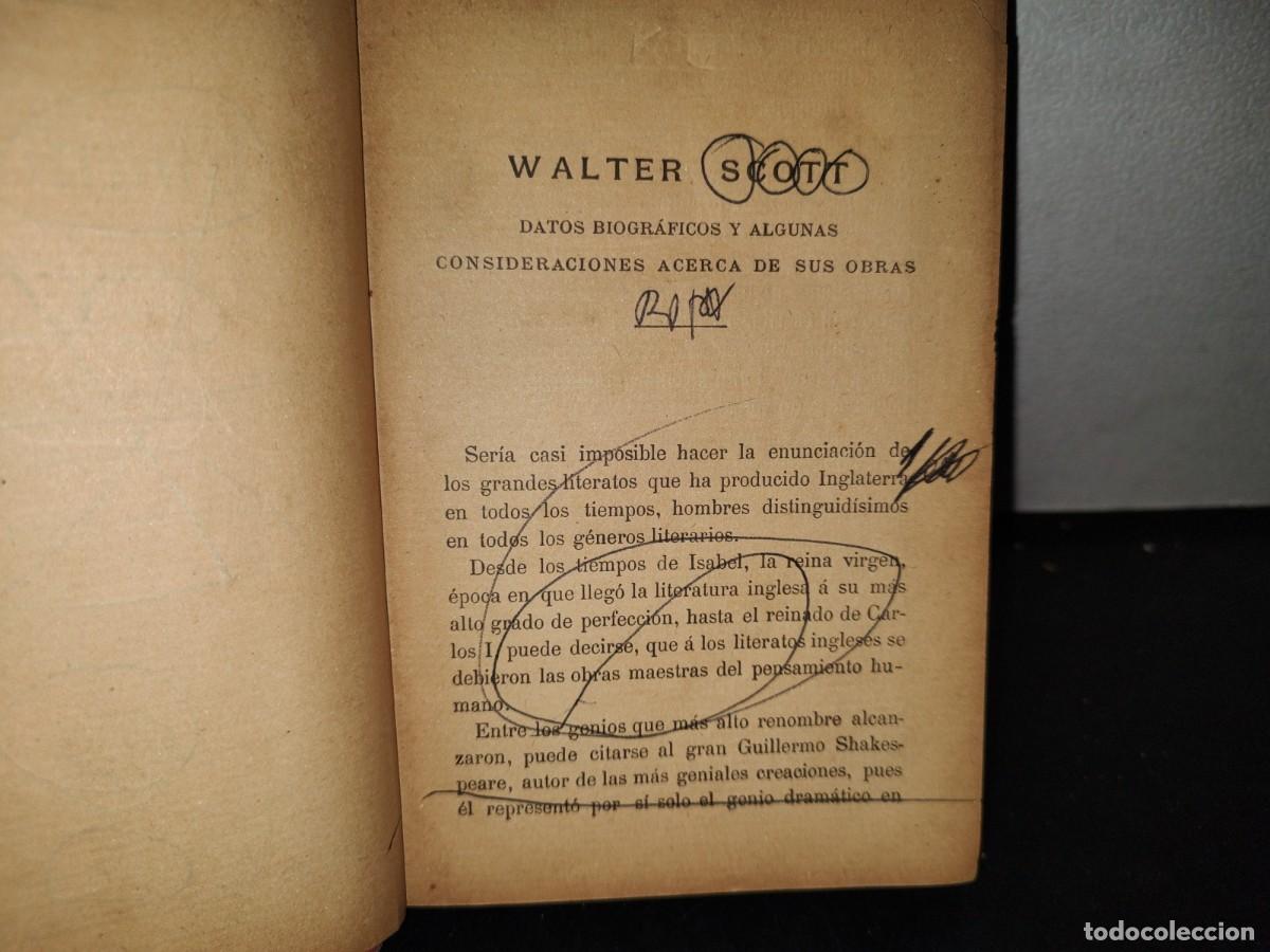 Libros antiguos: 65- El Enano Negro - Walter Scott - 1900s - Foto 4