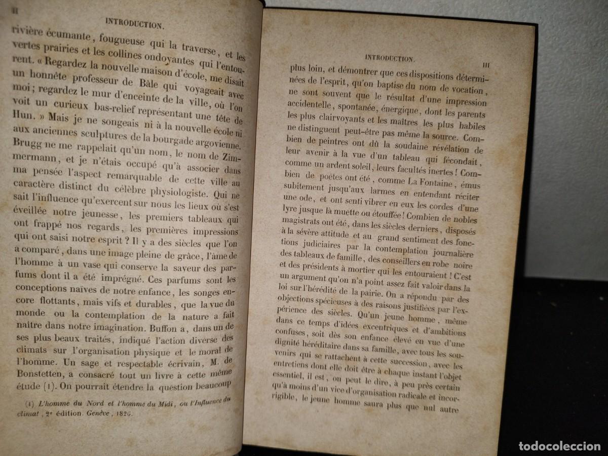 Libros antiguos: 65- FRANC&Eacute;S. LA SOLITUDE - ZIMMERMANN - 1845 - Foto 6