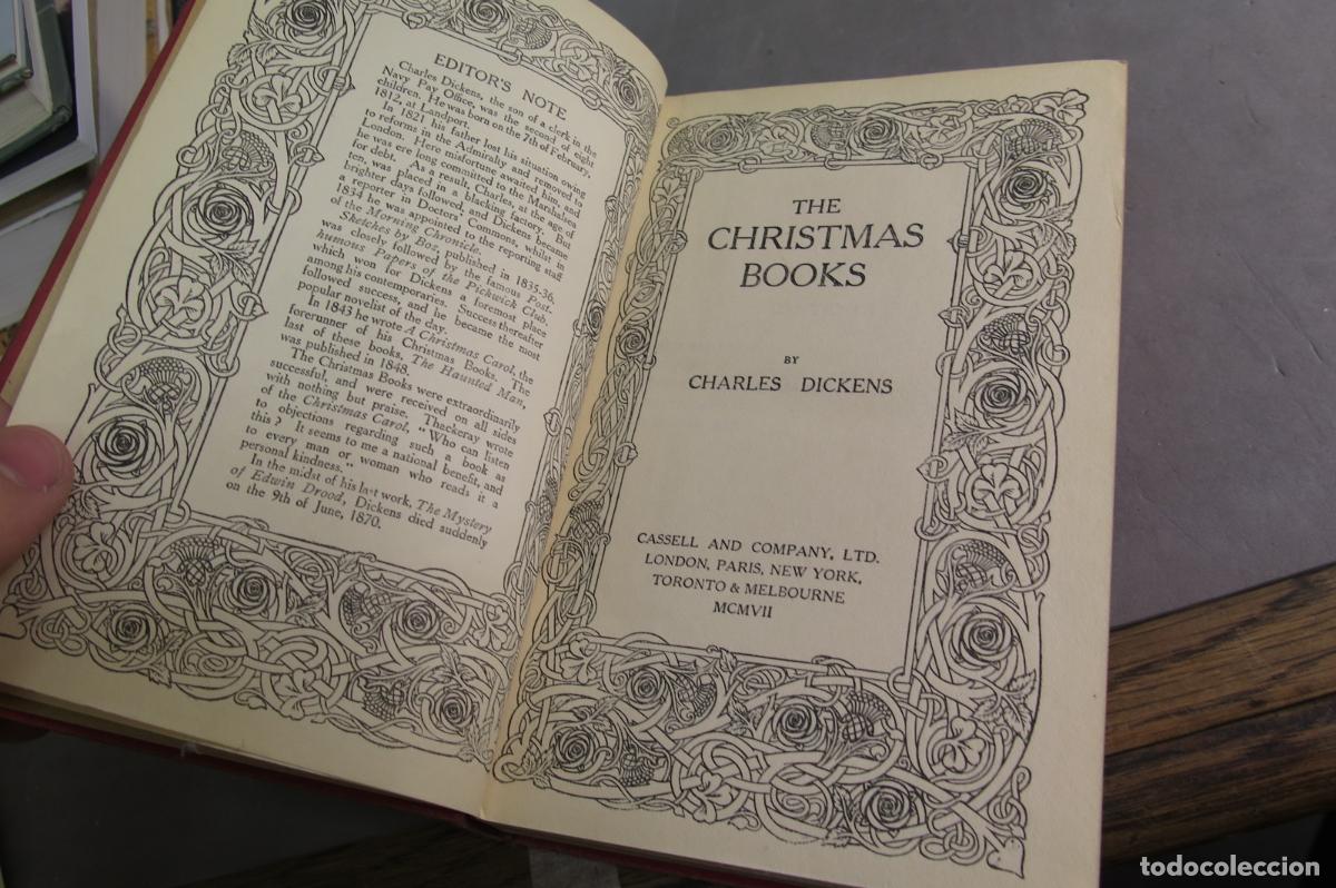Libros antiguos: 1907. The Christmas Books. Dickens - Foto 2