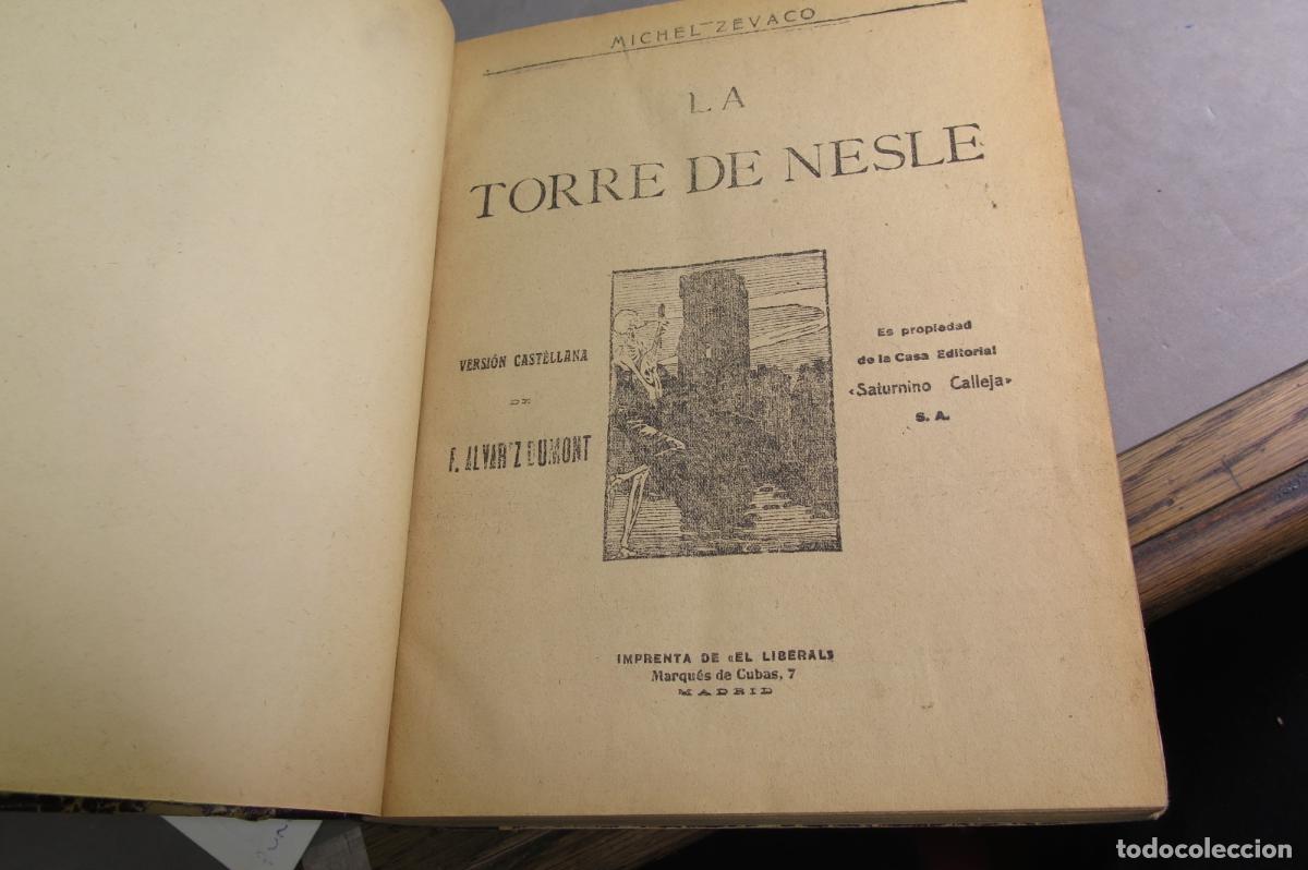 Libros antiguos: LA TORRE DE NESLE. MICHEL ZEVACO - Foto 2