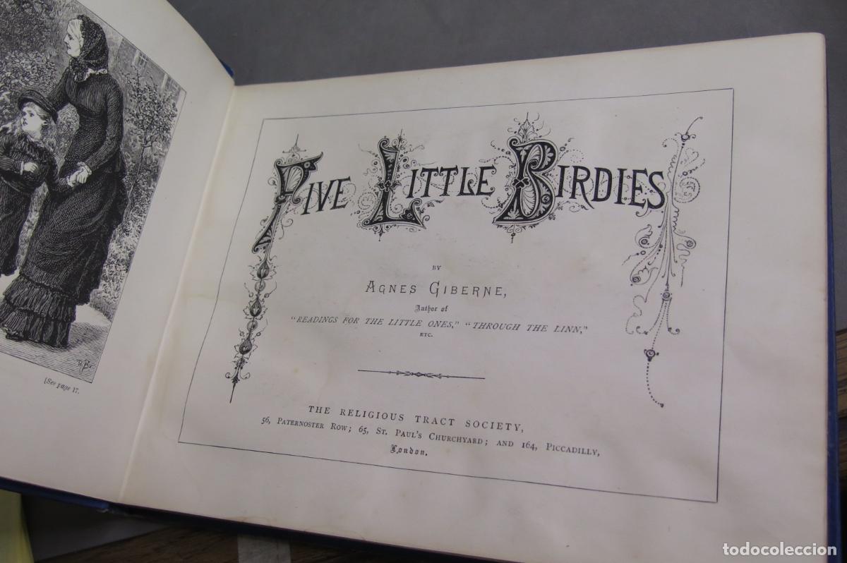 Libros antiguos: Five Little Birdies. A GIBERNE - Foto 3