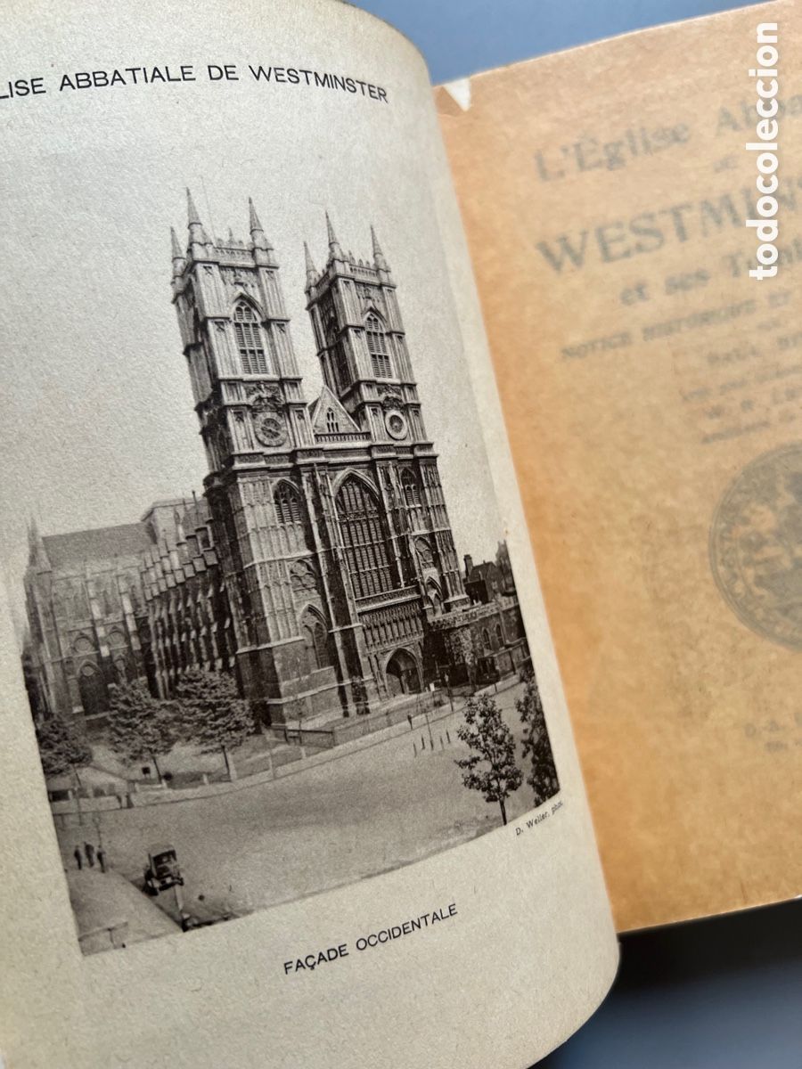 Libros antiguos: L&Eacute;GLISE ABBATIALE DE WESTMINSTER ET SES TOMBEAUX. Paris, 1913 - Foto 5