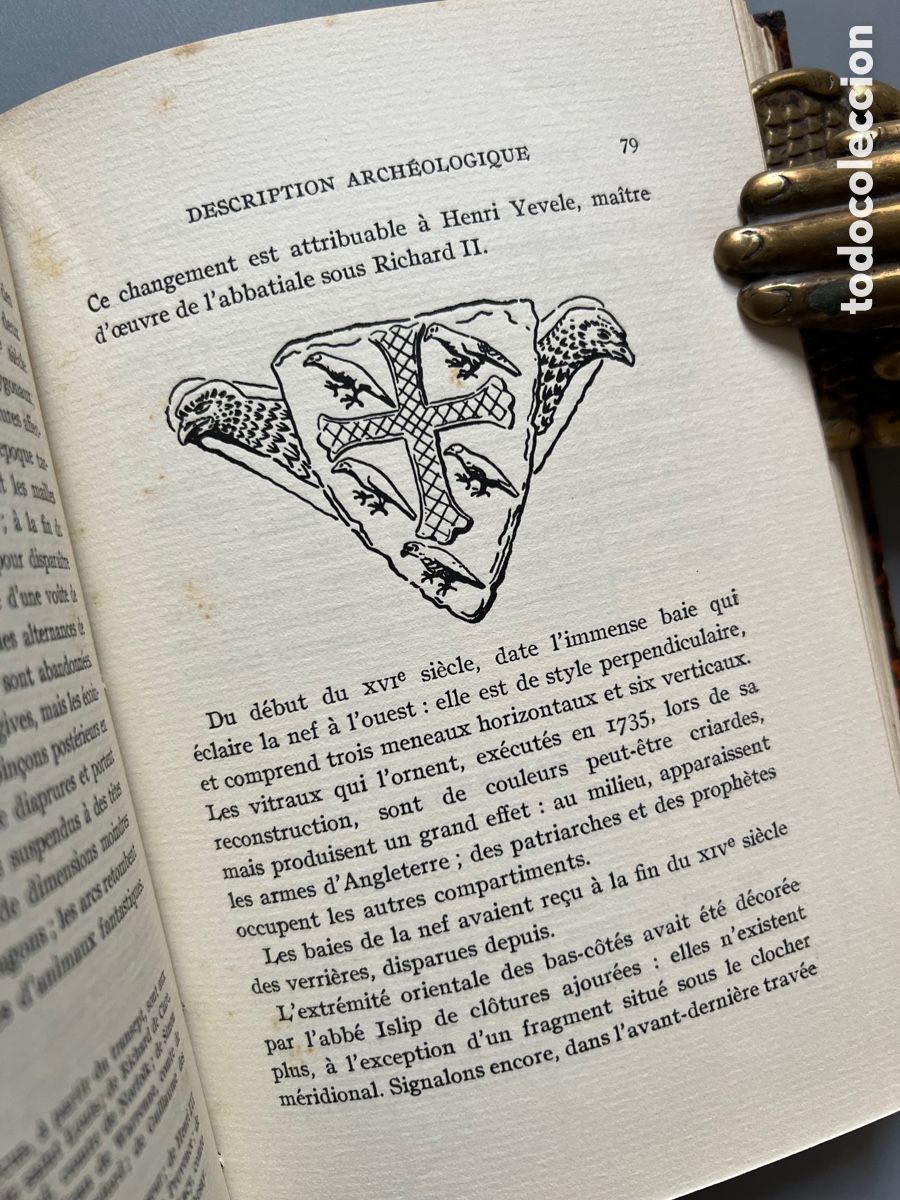 Libros antiguos: L&Eacute;GLISE ABBATIALE DE WESTMINSTER ET SES TOMBEAUX. Paris, 1913 - Foto 9