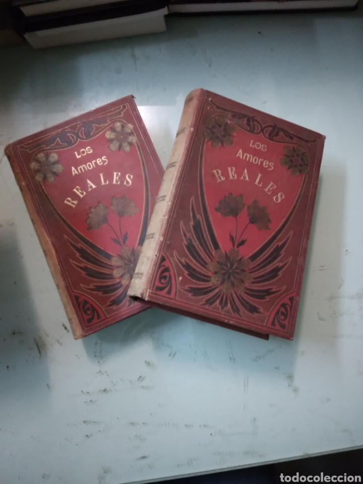 Libri antichi: Los.amores reales,reinado d eFelipe IV,Manuel Fern&aacute;ndez Rodr&iacute;guez, 2 tomos