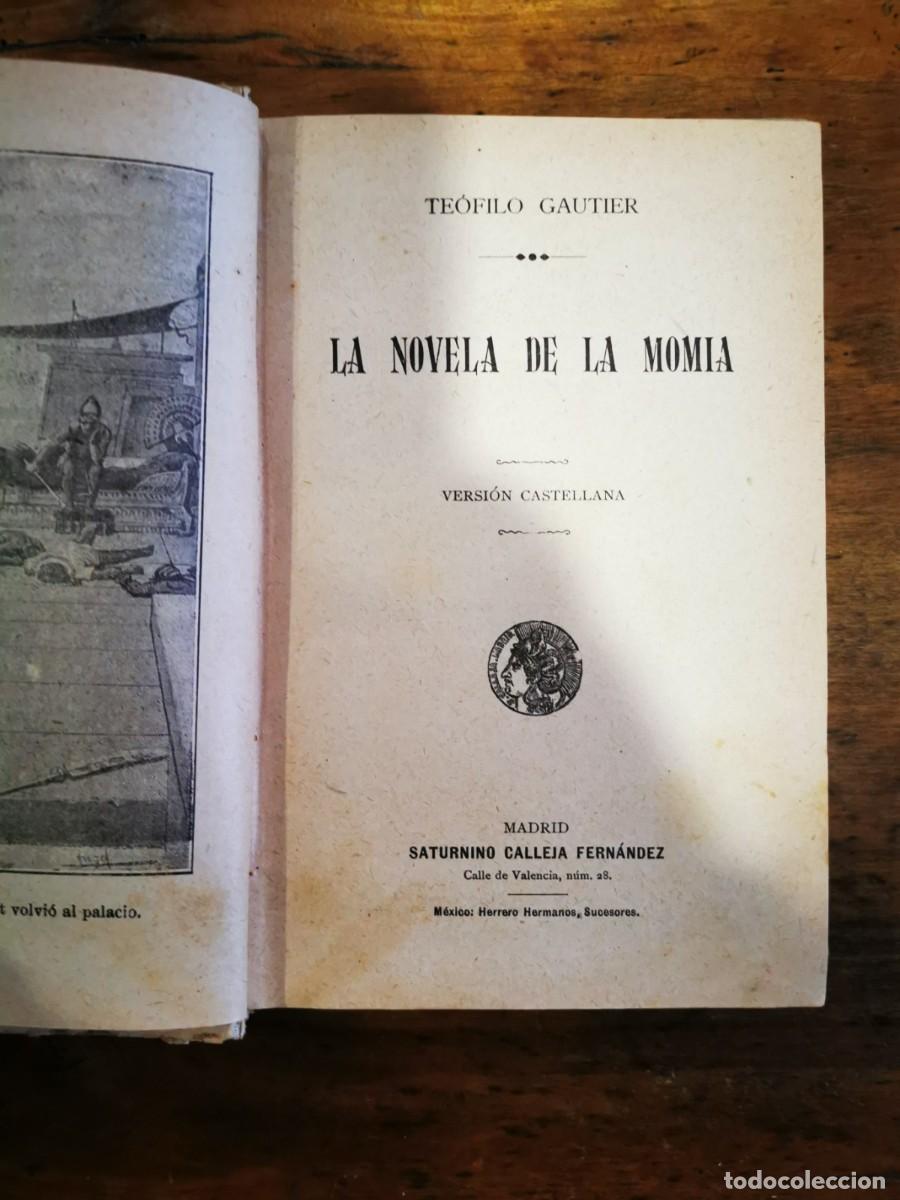Libros antiguos: GAUTIER, Te&oacute;filo. La novela de la momia - Foto 3