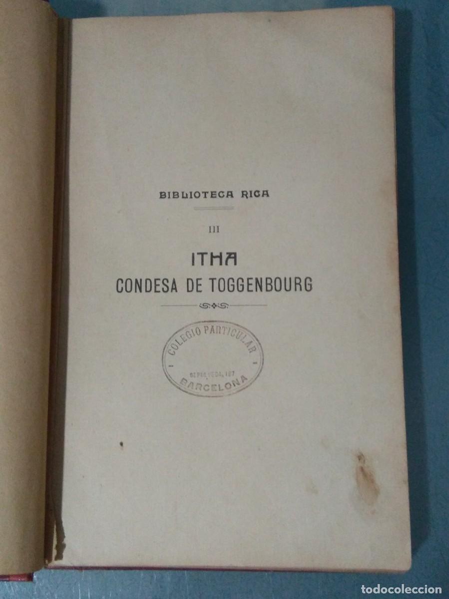 Libros antiguos: ITHA CONDESA DE TOGGENBOURG. - Foto 2