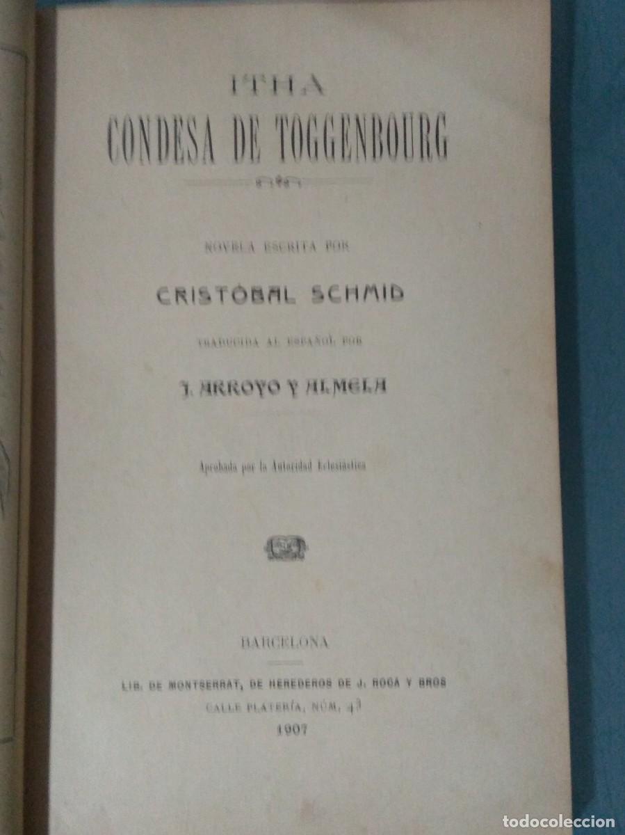Libros antiguos: ITHA CONDESA DE TOGGENBOURG. - Foto 3