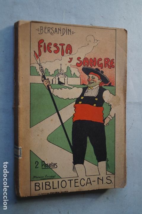 Libros antiguos: FIESTA Y SANGRE. BERSANDIN - Foto 1