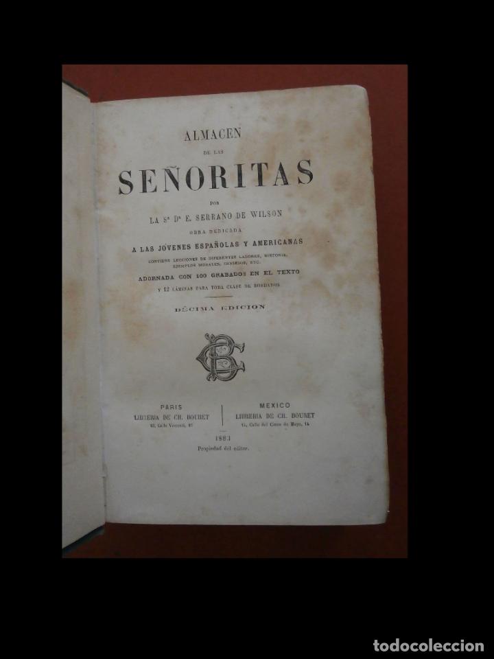 Libros antiguos: Almacen de las se&ntilde;oritas. E. Serrano de Wilson - Foto 1