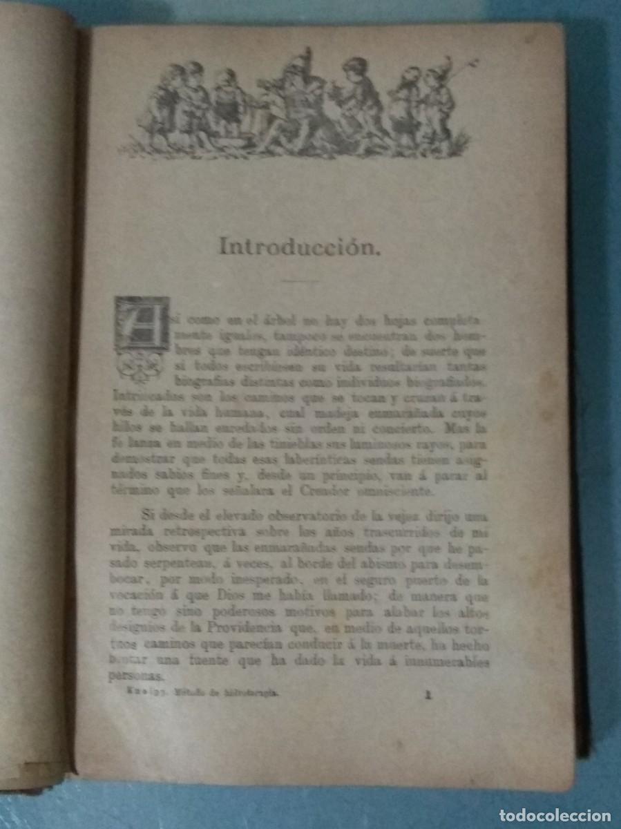 Libros antiguos: M&Eacute;TODO DE HIDROTERAPIA. - Foto 5