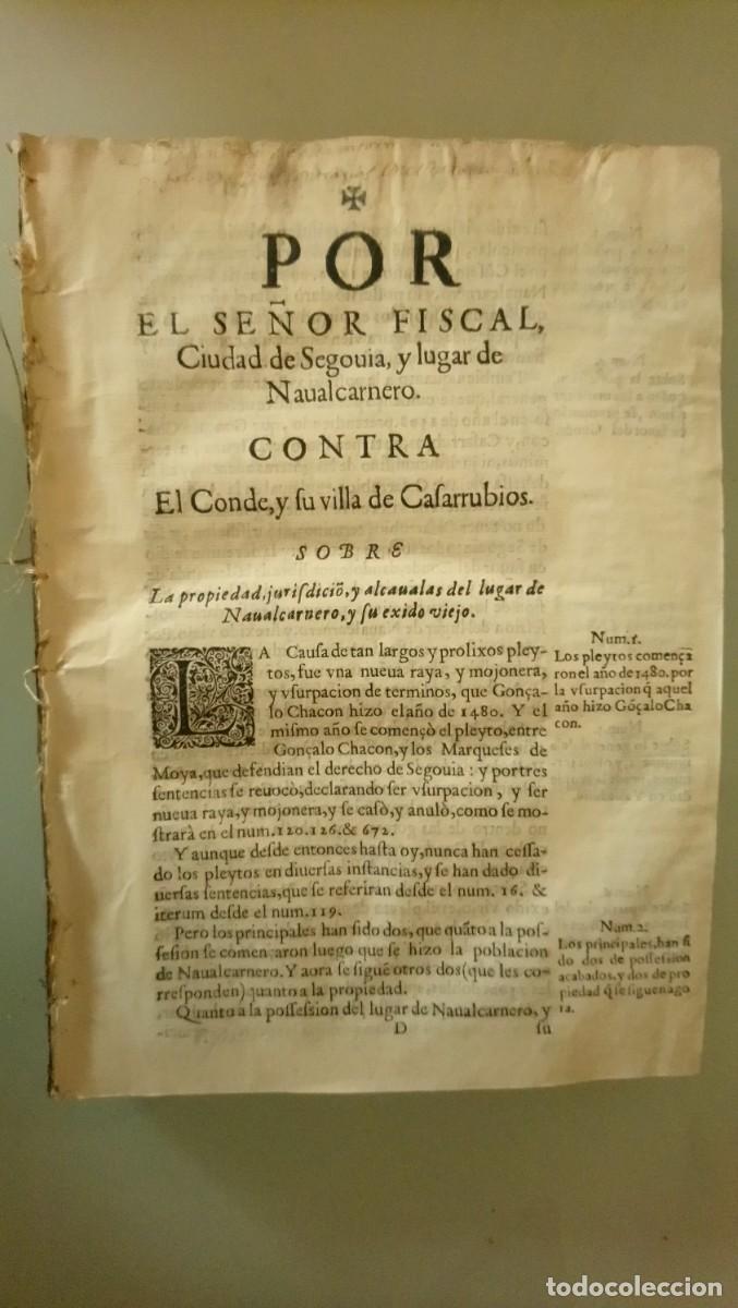 Libri antichi: 1614. CASARRUBIOS (TOLEDO) / NAVALCARNERO (MADRID) / SEGOVIA