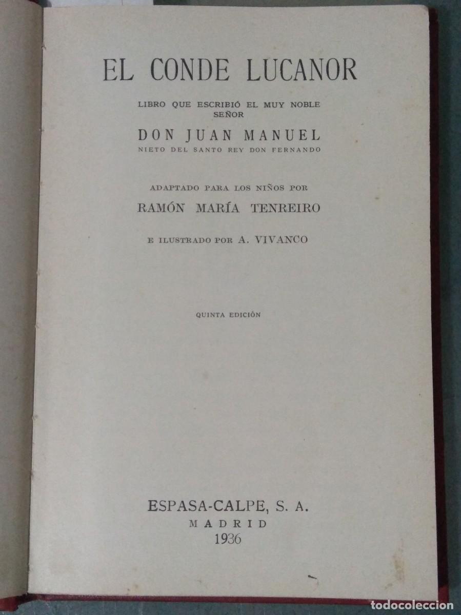 Libros antiguos: EL CONDE LUCANOR. - Foto 2