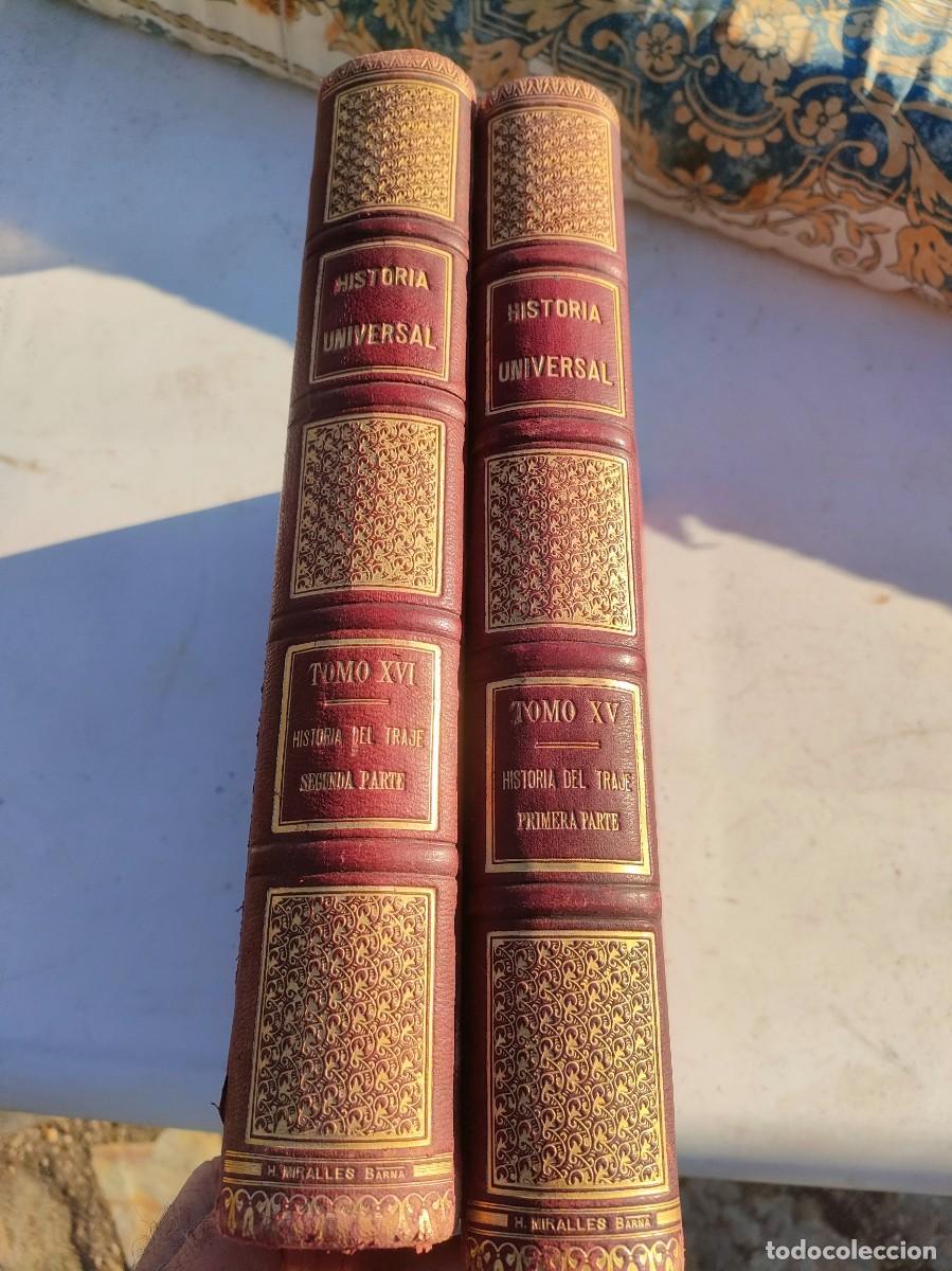 Libros antiguos: Historia del traje. 2 tomos 1894 - Foto 3