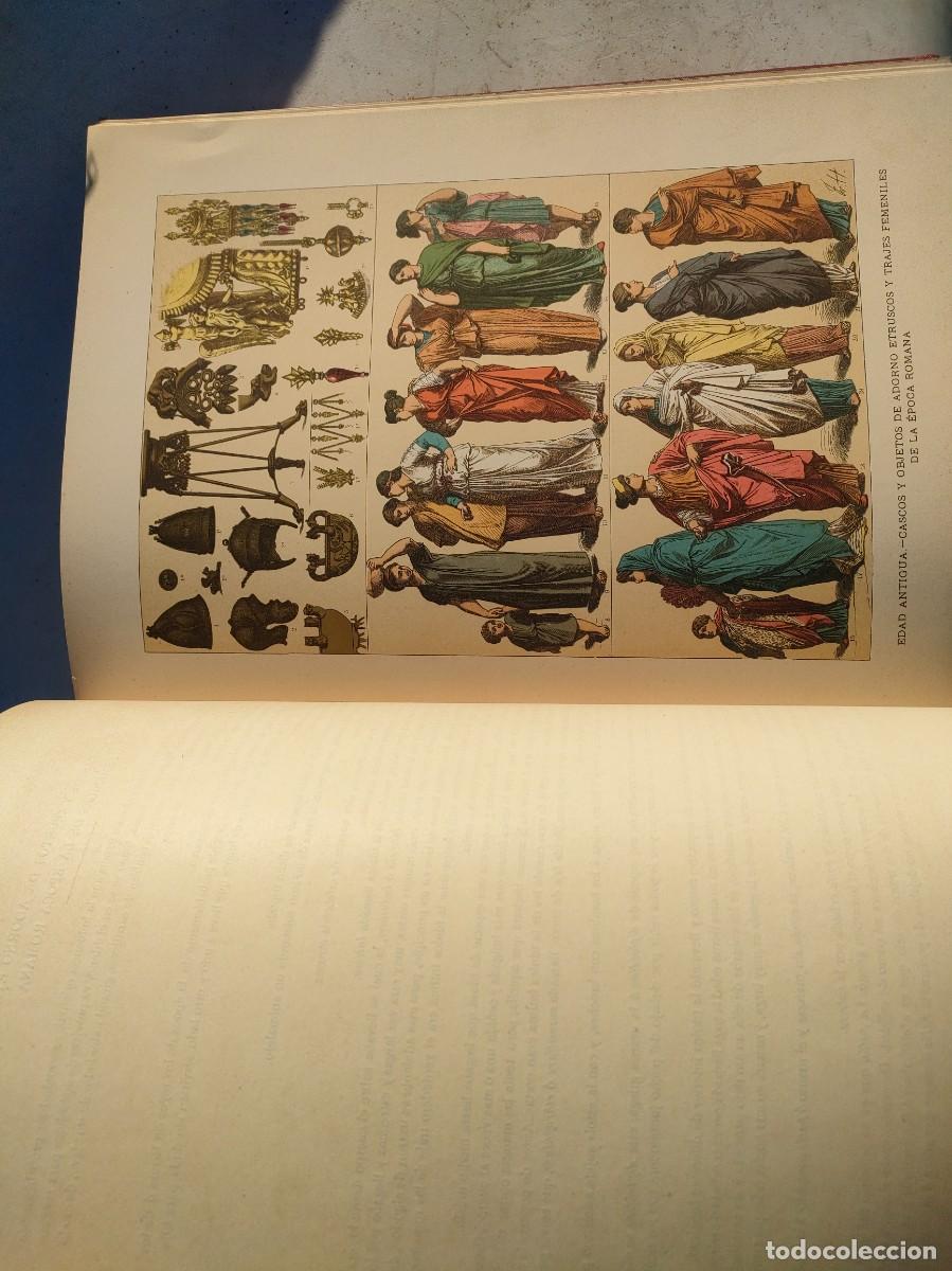 Libros antiguos: Historia del traje. 2 tomos 1894 - Foto 12