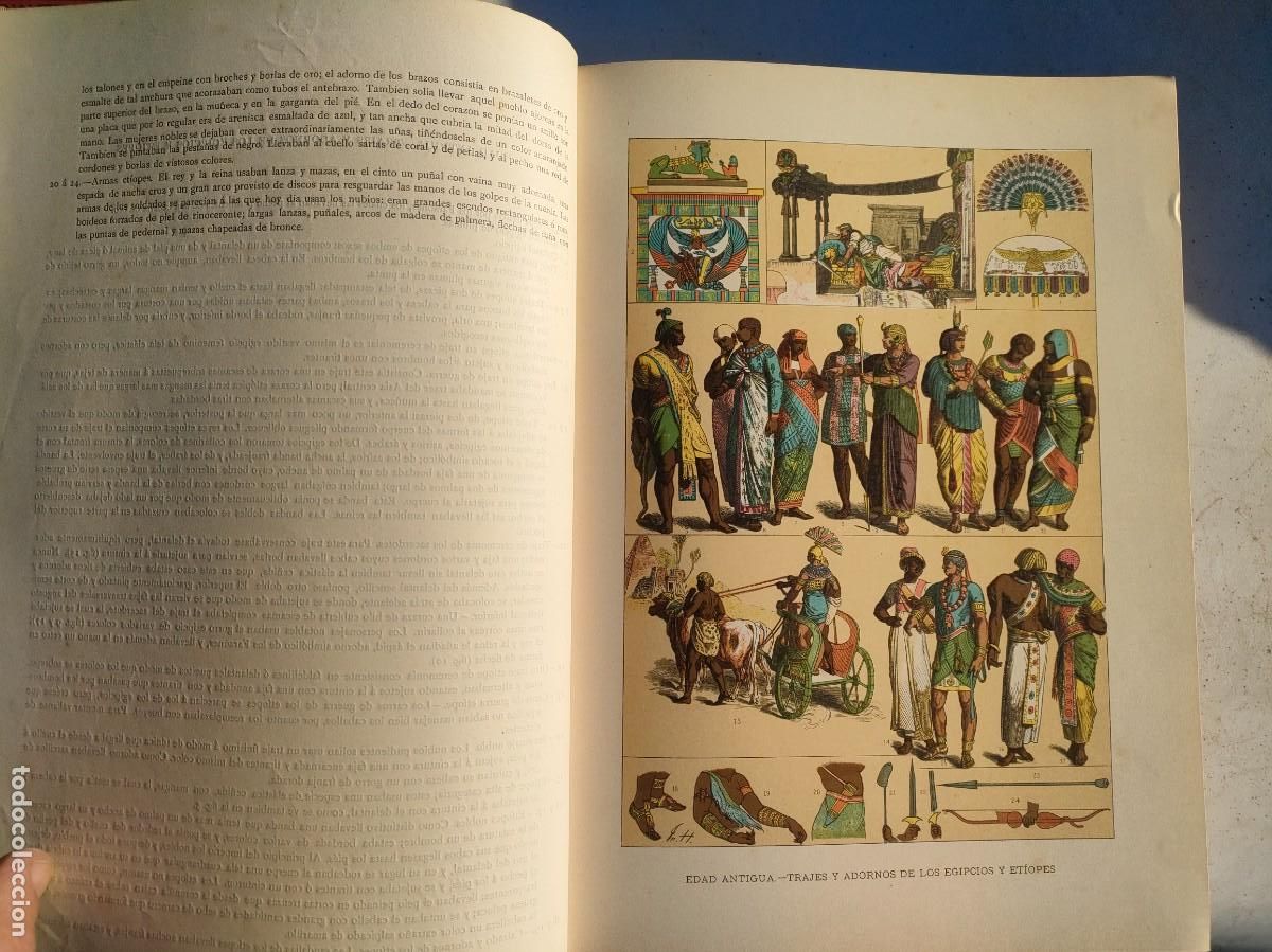 Libros antiguos: Historia del traje. 2 tomos 1894 - Foto 17