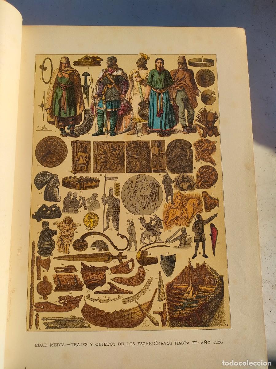 Libros antiguos: Historia del traje. 2 tomos 1894 - Foto 23