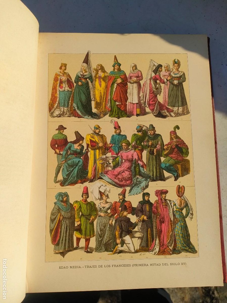 Libros antiguos: Historia del traje. 2 tomos 1894 - Foto 28