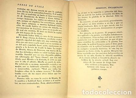 Libros antiguos: RAMON PEREZ DE AYALA ... HERMANN ENCADENADO ... 1924 - Foto 3