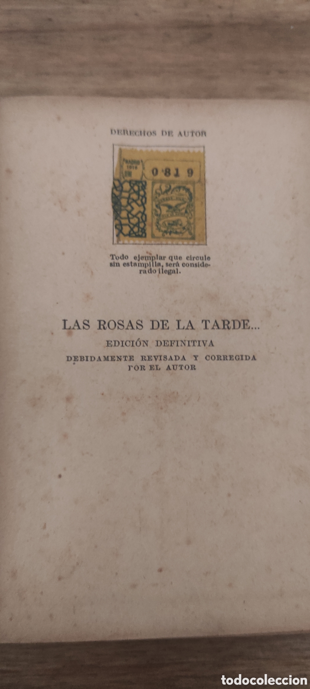 Libros antiguos: LAS ROSAS DE LA TARDE - Foto 4