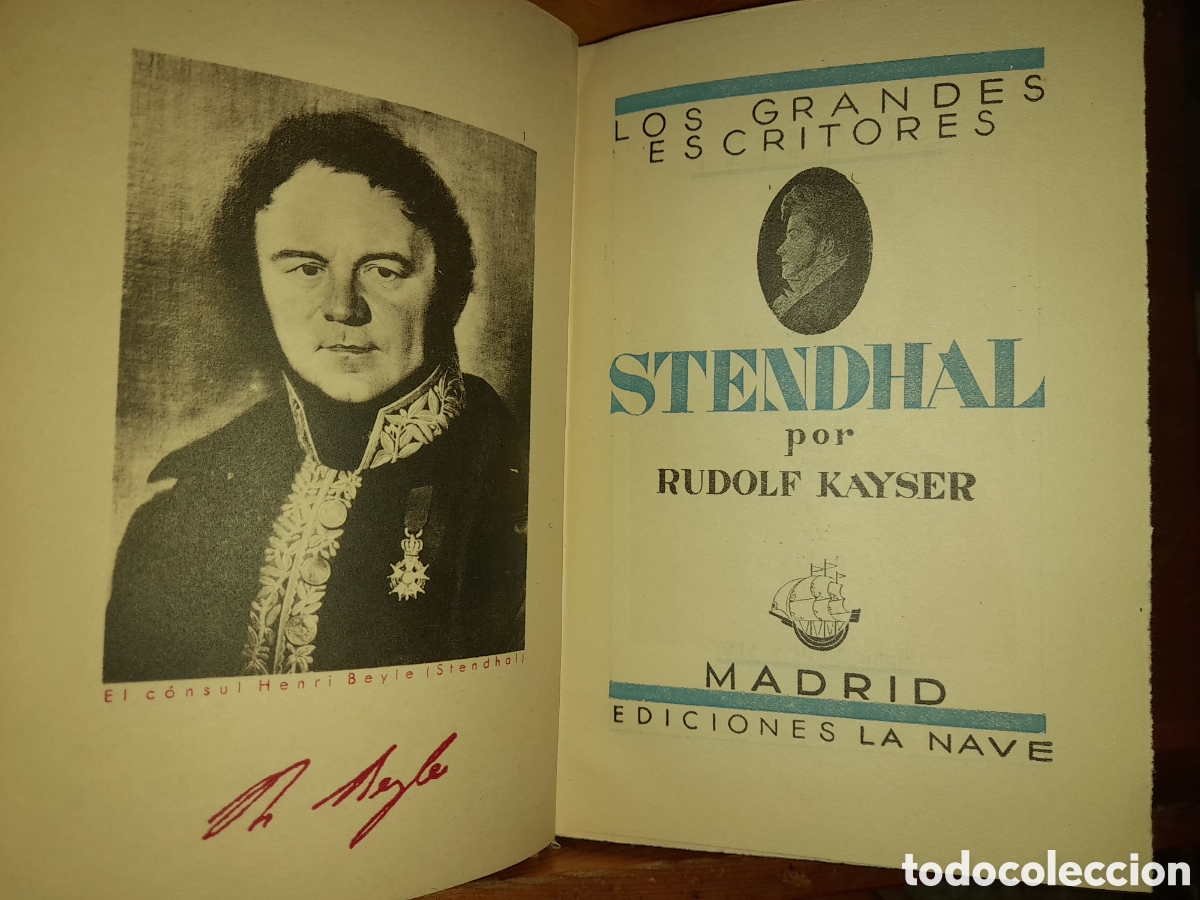 Libros antiguos: RUDOLF KAYSER STENDHAL EDICIONES LA NAVE 1934 - Foto 7