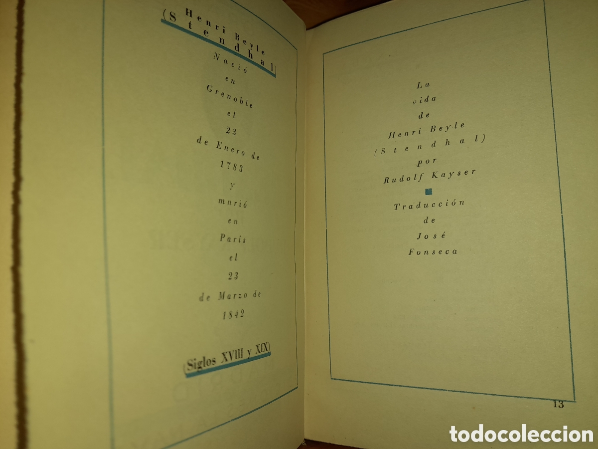 Libros antiguos: RUDOLF KAYSER STENDHAL EDICIONES LA NAVE 1934 - Foto 10