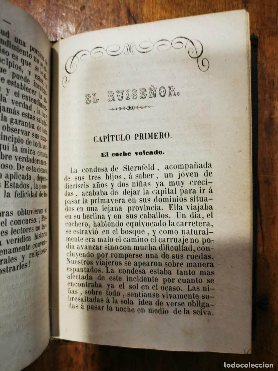 Libros antiguos: SCHMID, Cristobal. Los dos hermanos y el ruise&ntilde;or - Foto 3