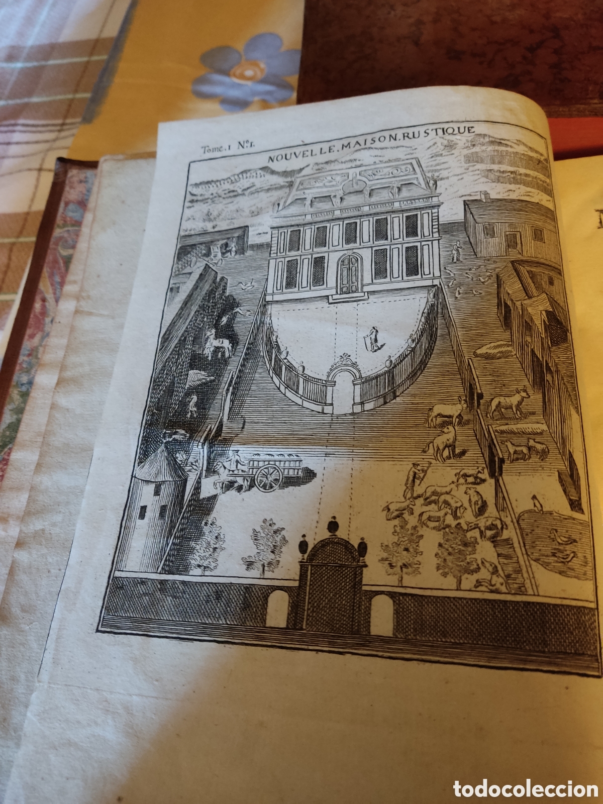 Libri antichi: 1777 la nouvelle maison rustique 2 tomos liger economie generale de tous les biens de campagne