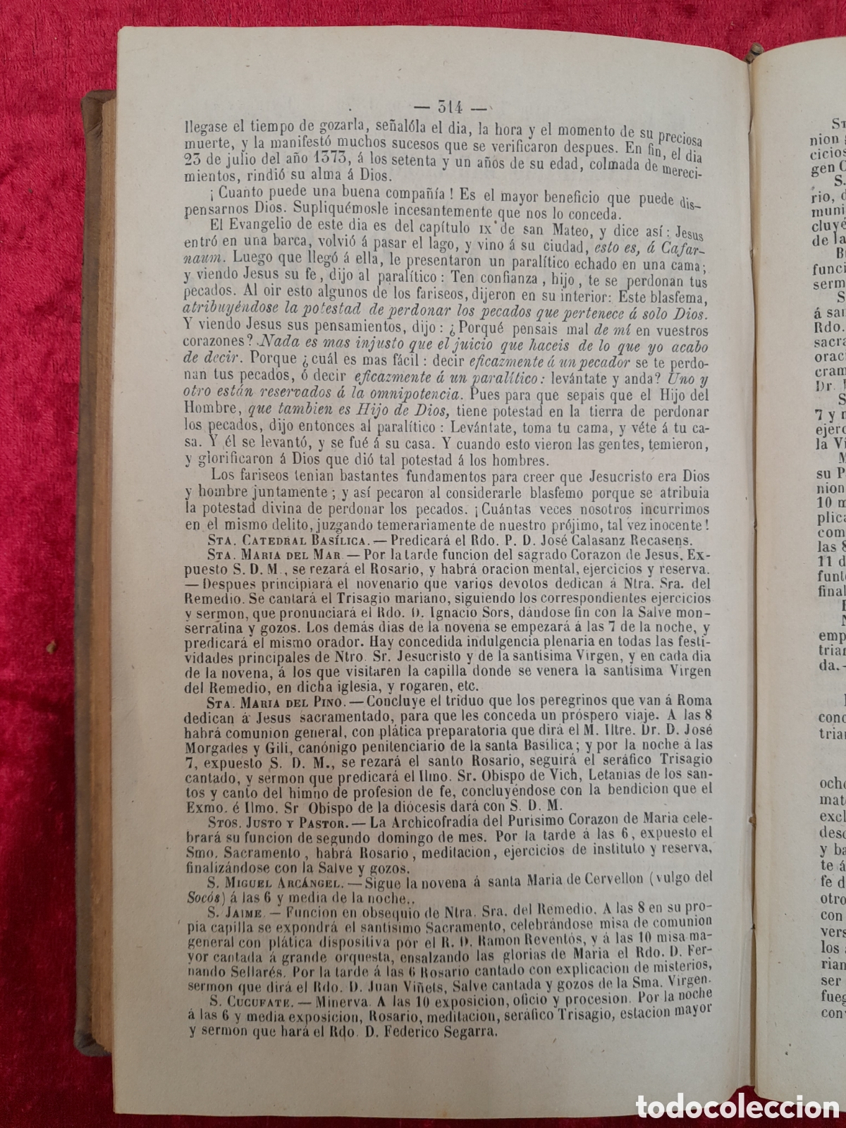 Libros antiguos: L-7284. CALENDARIO BARCELON&Eacute;S. 1876 - Foto 5