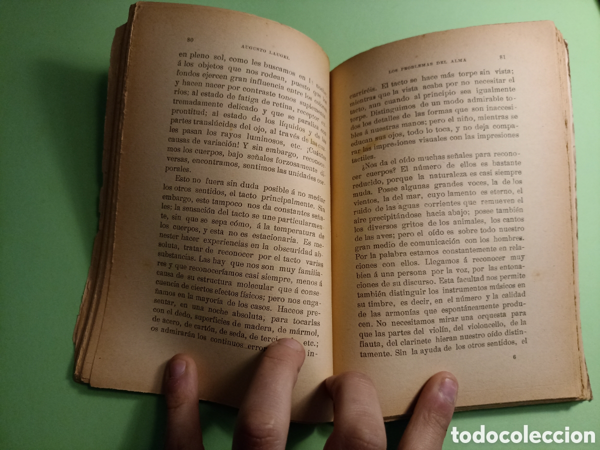 Libros antiguos: Los problemas del alma. Augusto Laugel. - Foto 3