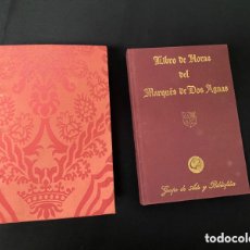 Livros antigos: LIBRO DE HORAS DEL MARQUÉS DE DOS AGUAS. FACSÍMIL.. Lote 394799629