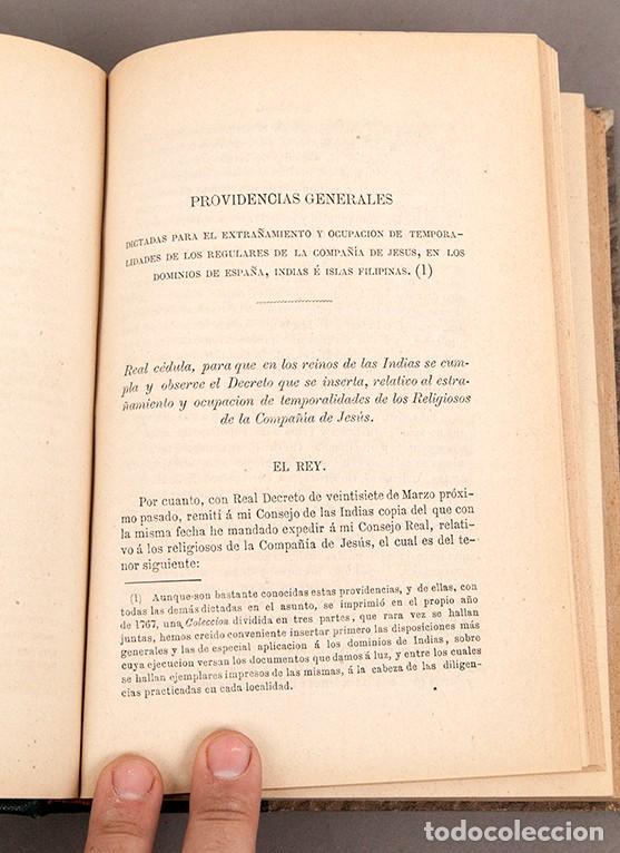 Libros antiguos: Expulsi&oacute;n de los Jesu&iacute;tas - Francisco Javier BRABO - 1872 - Foto 7