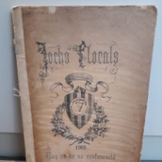 Libros antiguos: JOCHS FLORALS DE BARCELONA. 1908. ANY 50 DE SA RESTAURACIÓ. Lote 395082249