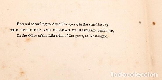 Libros antiguos: The Harvard University Catalogue 1886-87 - Foto 4