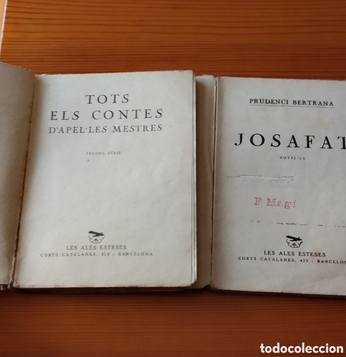 Libros antiguos: 2 Llibres 1906 Les ales esteses - Foto 2