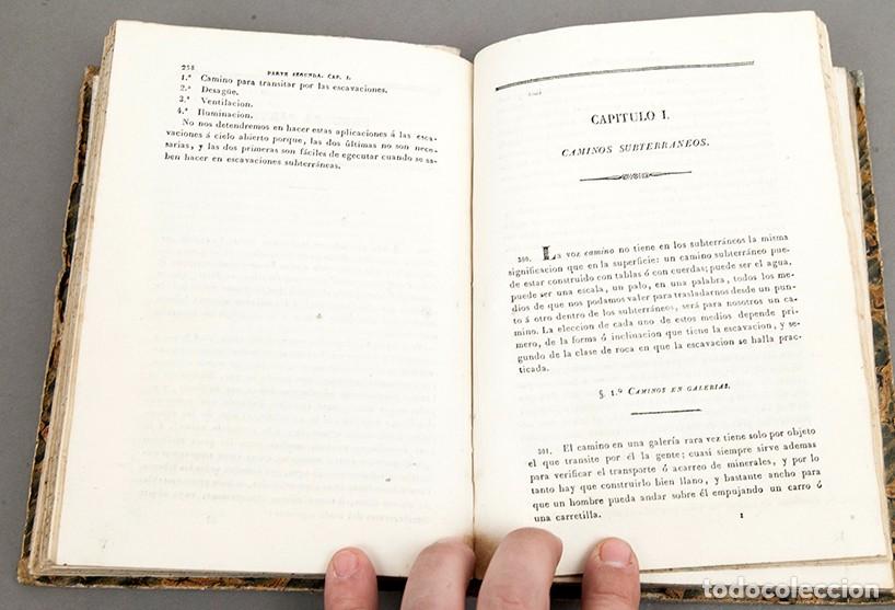 Libros antiguos: Elementos de Laboreo de Minas - Joaqu&iacute;n EZQUERRA DEL BAYO - 1839 - Foto 11