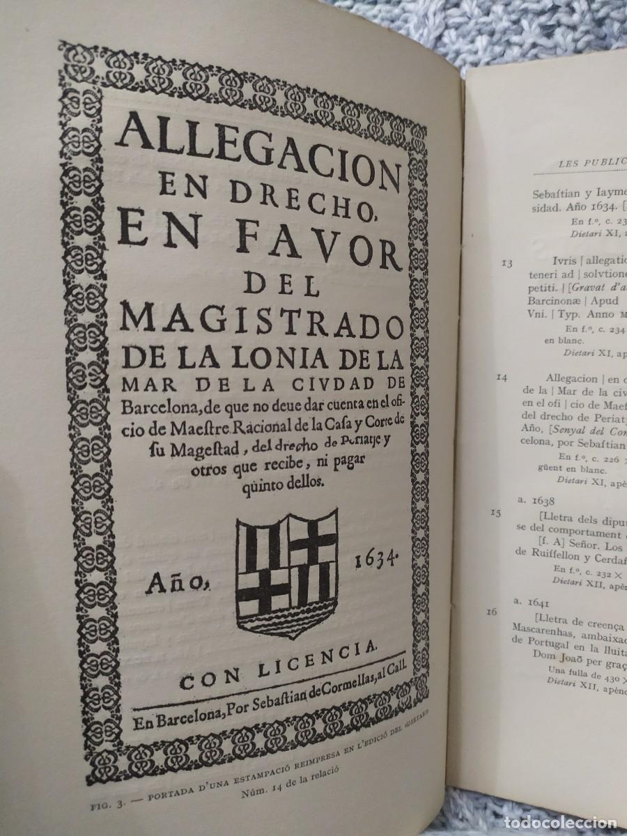 Libros antiguos: 1920. Recull de documents I estudis. - Foto 6