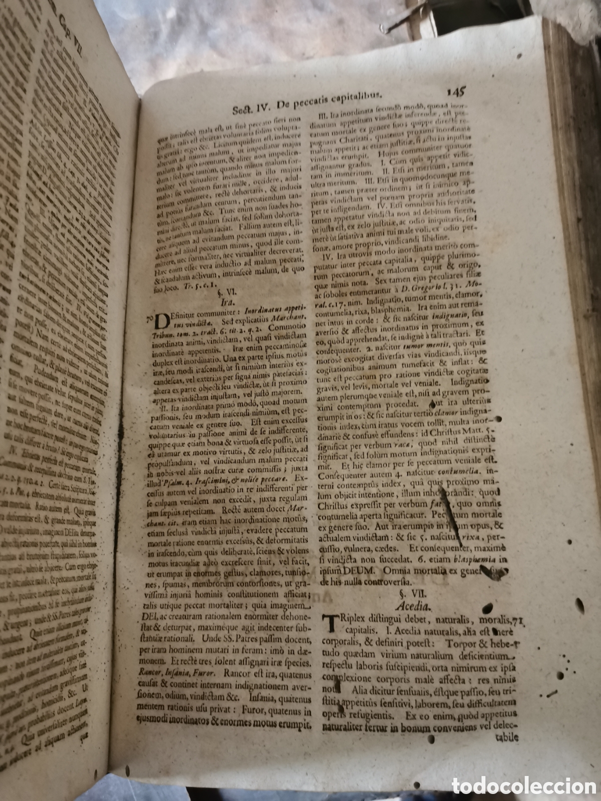 Libros antiguos: Theologia e decalogum 1722 - Foto 6