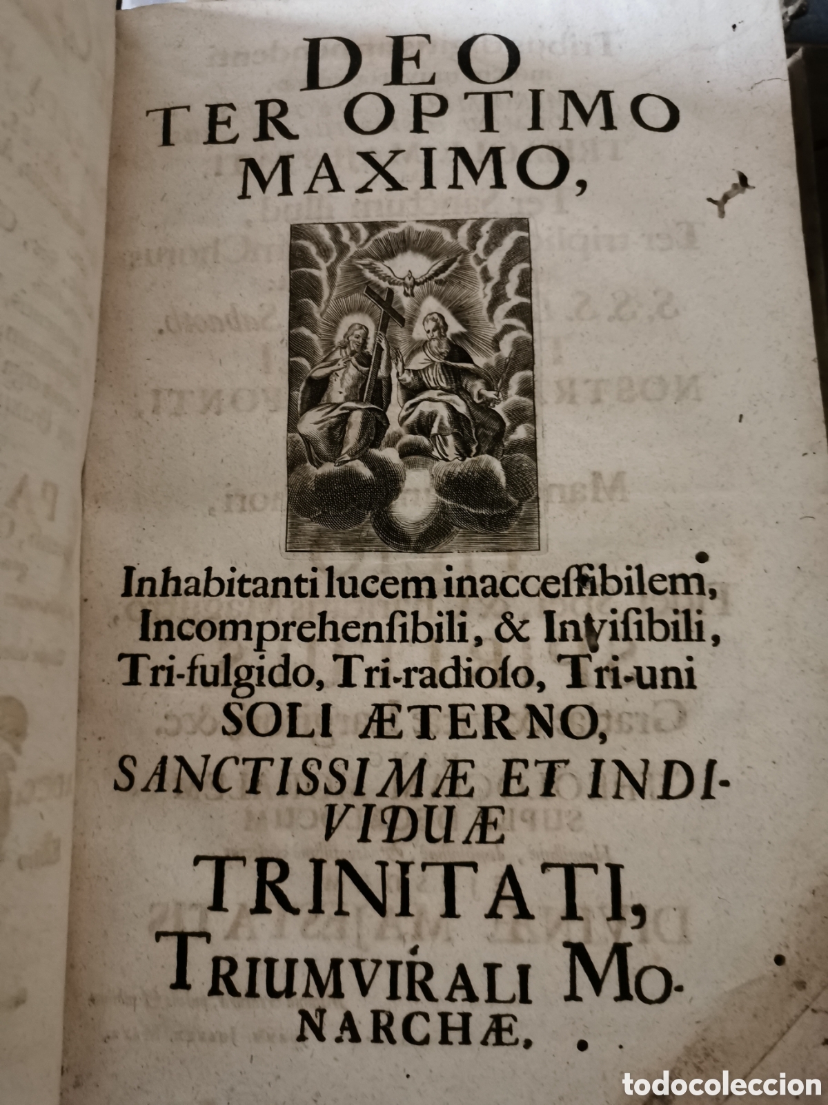 Libros antiguos: Theologia e decalogum 1722 - Foto 2