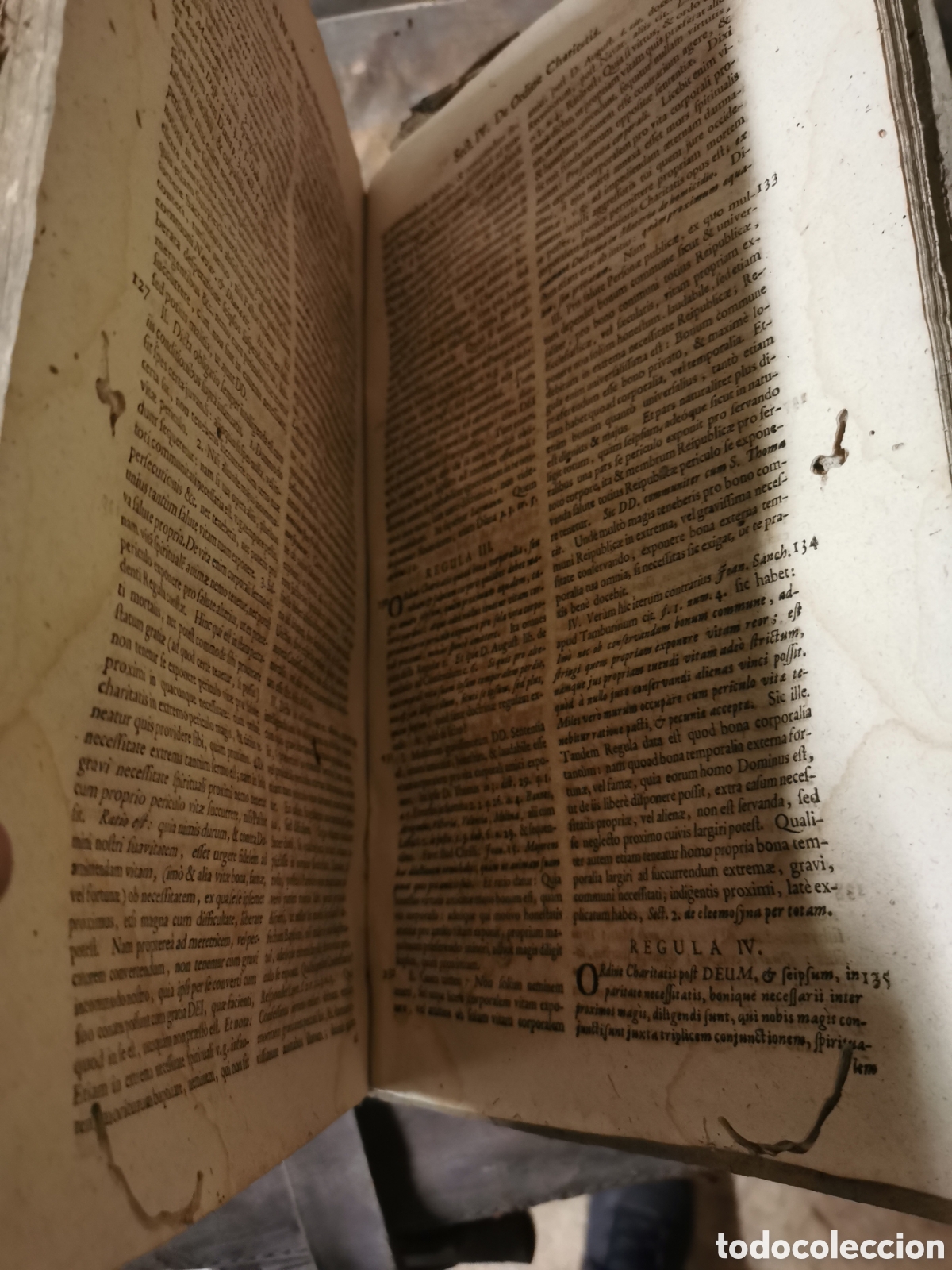 Libros antiguos: Theologia e decalogum 1722 - Foto 4