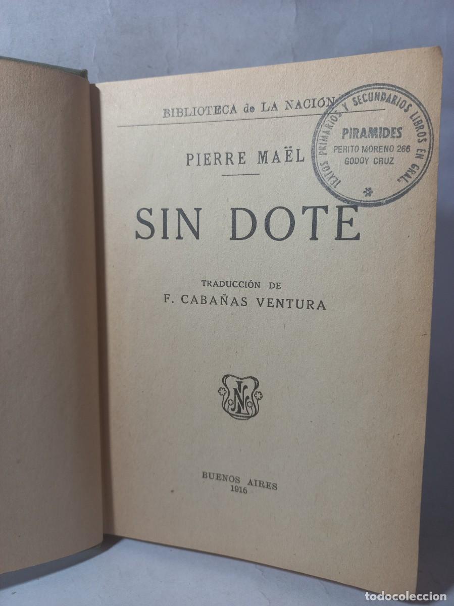 Libros antiguos: Pierre Ma&euml;l - Sin Dote - 1916 - Foto 3