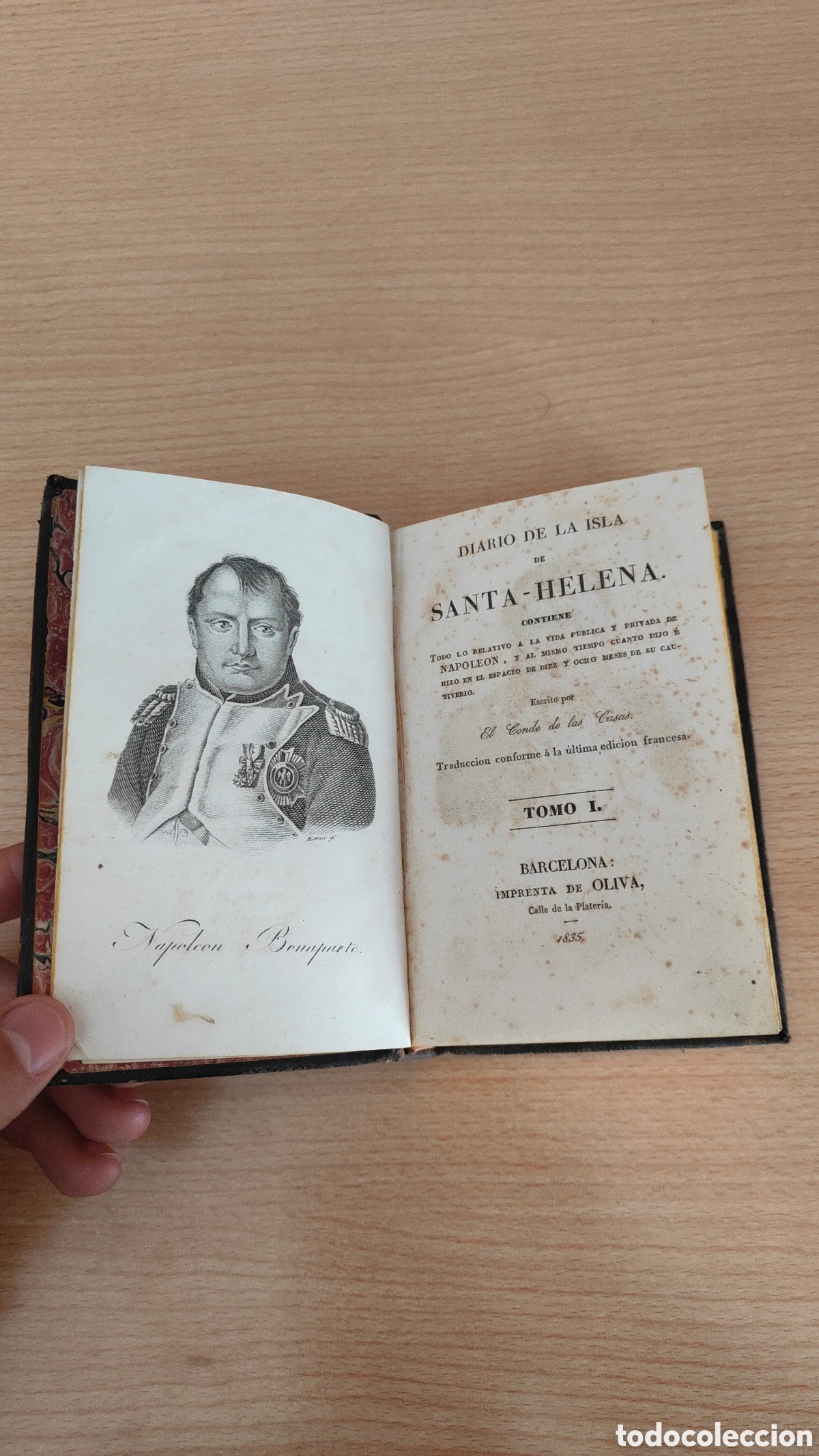 Old books: Diario de la Isla de Santa Helena - Tomo 1