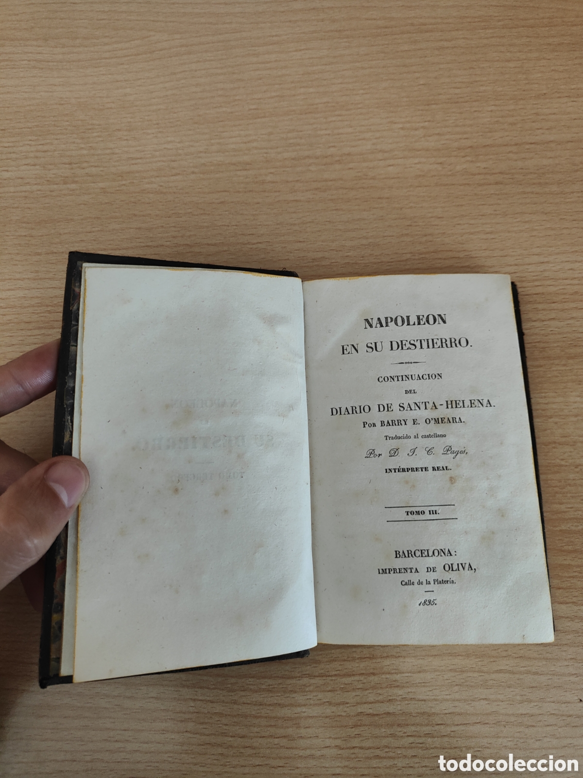 Libros antiguos: Napole&oacute;n en su destierro / tomo 3 - Foto 1
