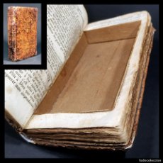Libros antiguos: AÑO 1797 LIBRO DE CONTRABANDISTAS CON COMPARTIMENTO SECRETO RARÍSIMO MUY BUSCADO POR LOS BIBLIÓFILOS