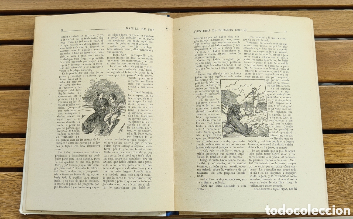Libros antiguos: Robinson Crusoe. A&ntilde;o 1943 - Foto 4