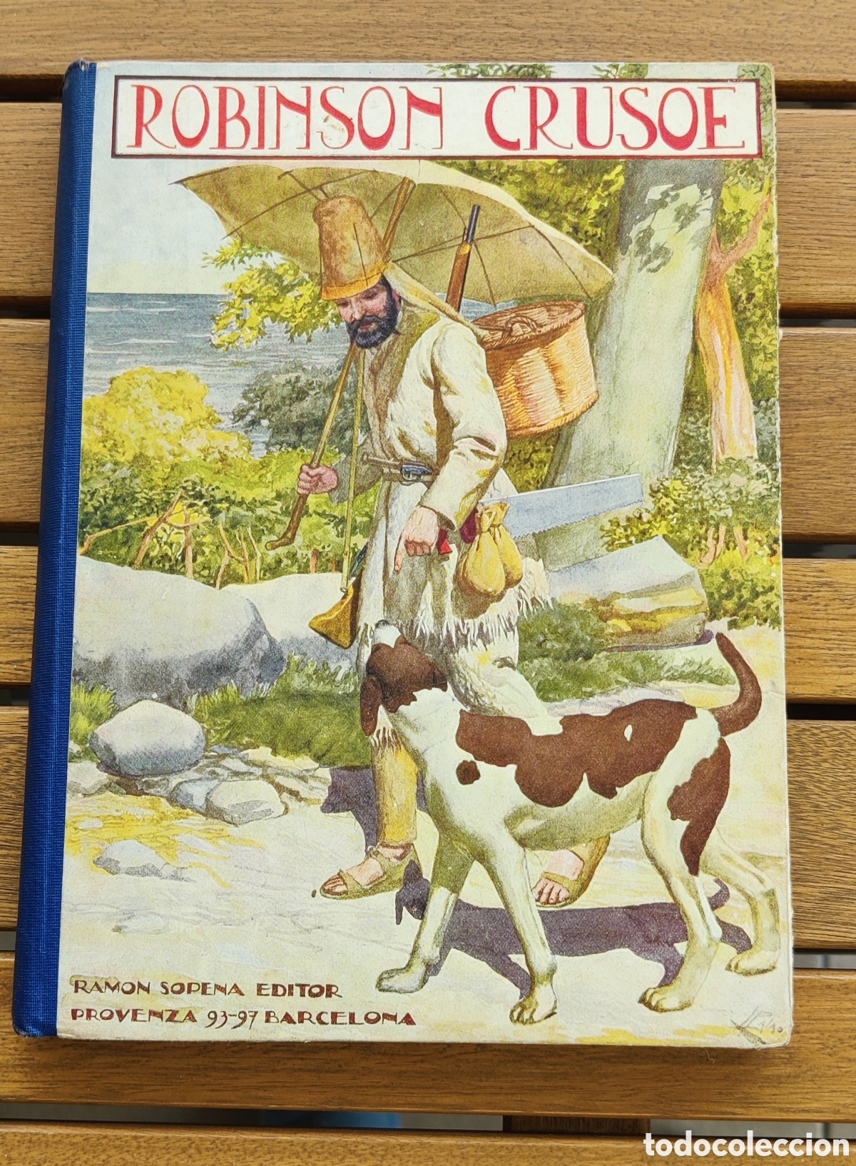 Libros antiguos: Robinson Crusoe. A&ntilde;o 1943 - Foto 1