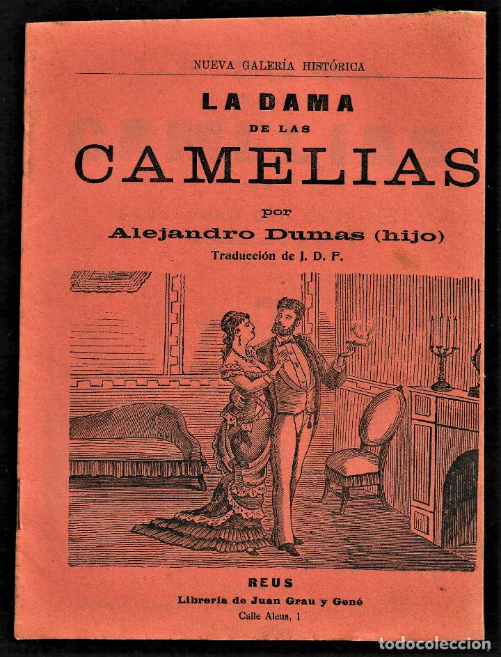 Libros antiguos: LA DAMA DE LAS CAMELIAS - A. DUMAS HIJO - LIB. LA FLECA - REUS6 - Foto 1