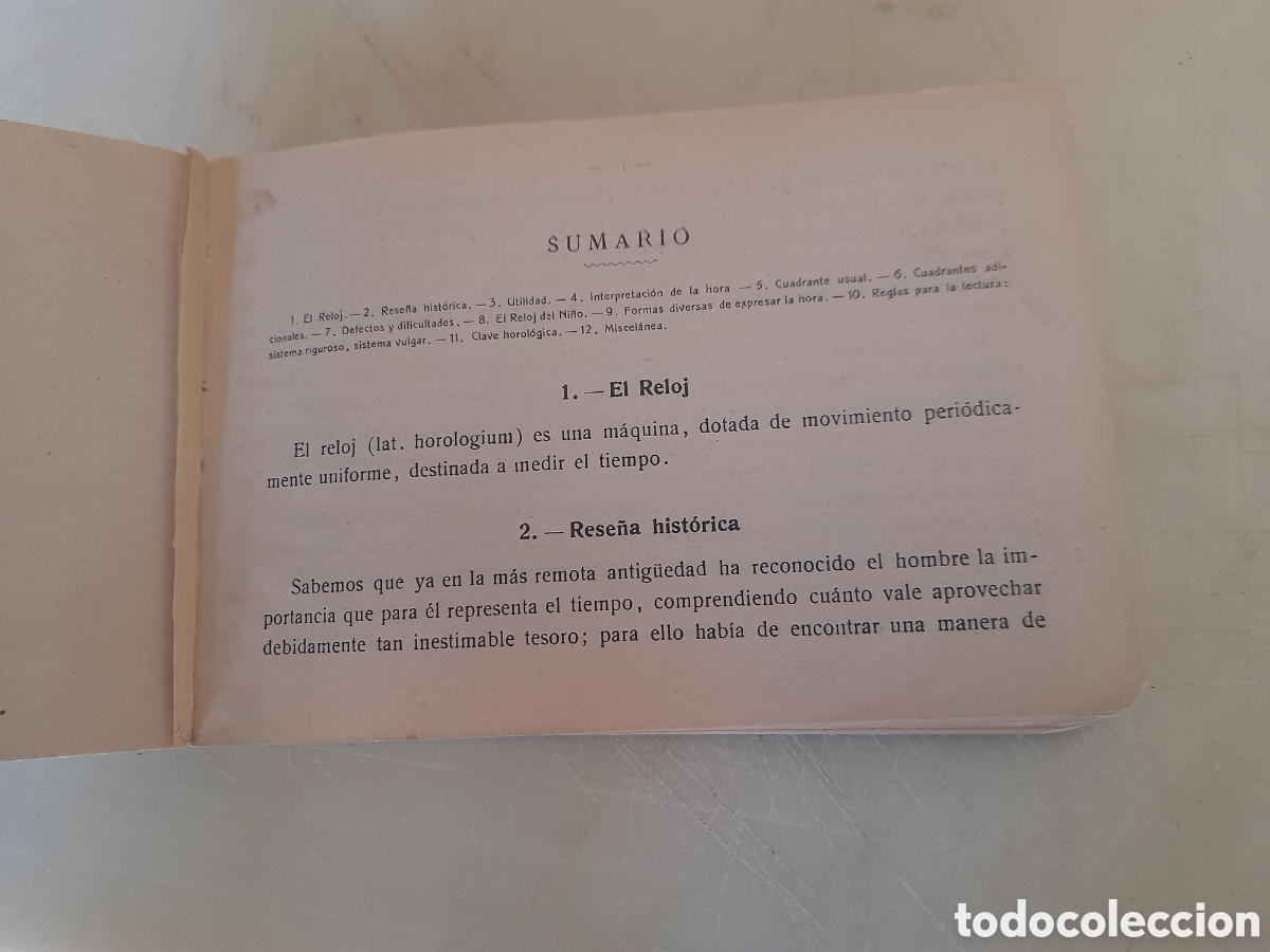 Libros antiguos: Libro, La Lectura del Reloj - Foto 3